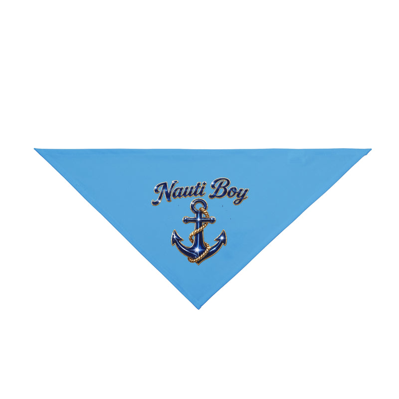 Nauti Boy Anchor Pet Bandana | Nautical Dog Bandana
