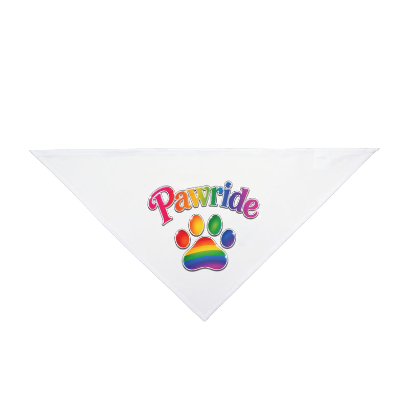 Pawride Rainbow Paw Pet Bandana — LGBTQ+ Pride Dog Accessory