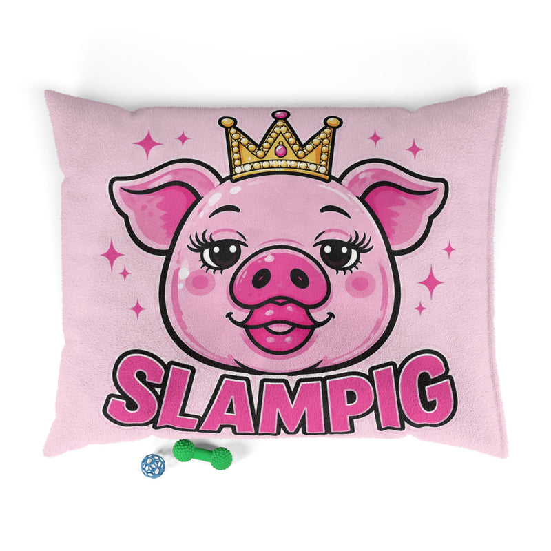 Pink Slam Pig Pet Bed Size Large
