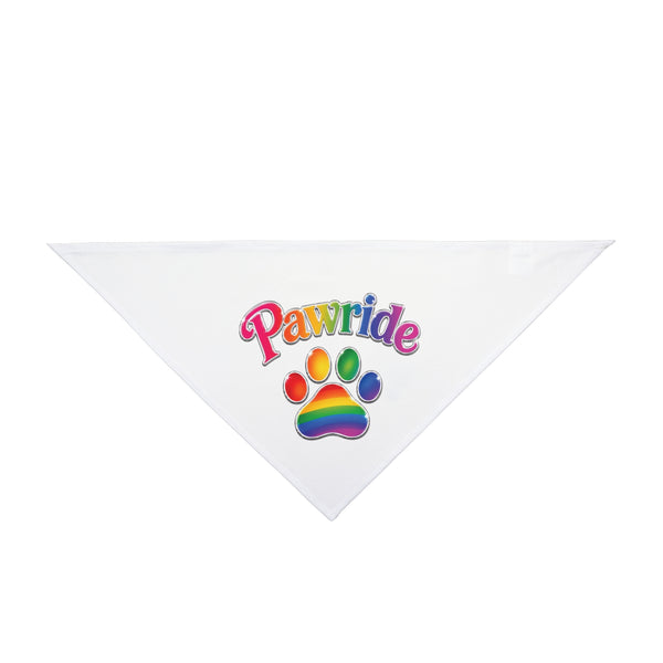 Pawride Rainbow Paw Pet Bandana — LGBTQ+ Pride Dog Accessory