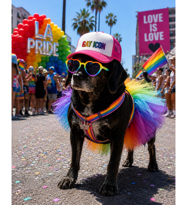 Gay Icon Trucker Pet Hat