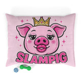 Pink Slam Pig Pet Bed Size Medium