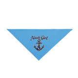 Nauti Girl Anchor Pet Bandana | Nautical Dog Bandana